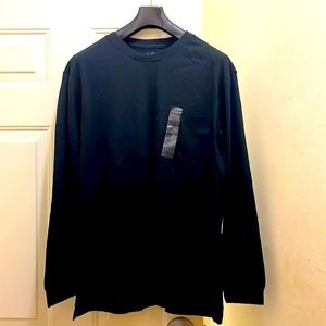 HARBOR BAY: NWT, men’s XLT black long sleeved men’s shirt, also in navy blue.